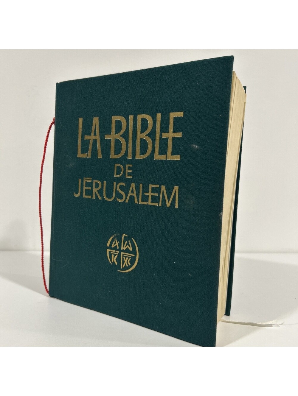 Vintage 1973 La Bible de Jérusalem French Hardcover Revised Edition
